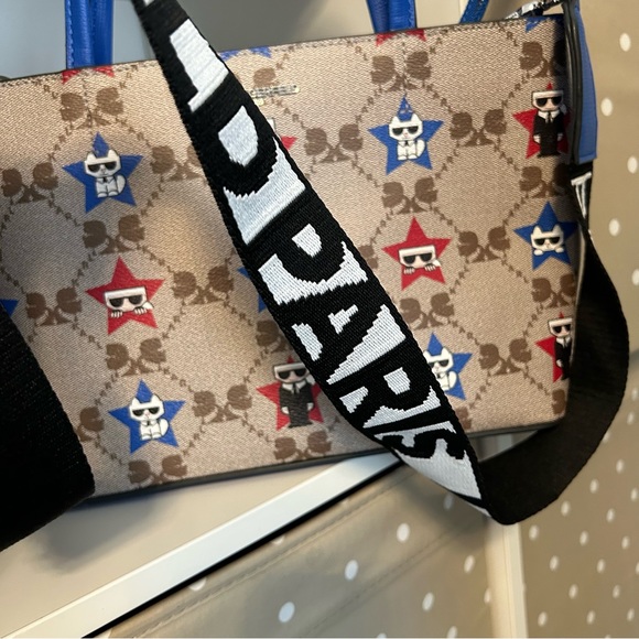 KARL LAGERFELD PARIS Small Maybelle Printed bag. 100% authentic. - Picture 2 of 16